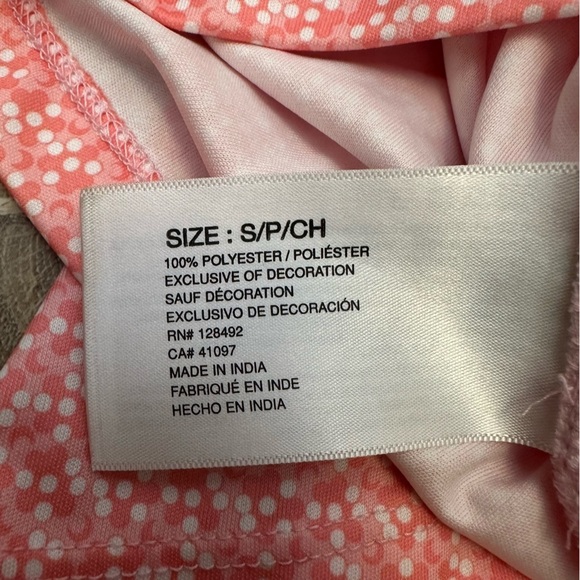 Greg Norman Collection Peachy Pink Sleeveless Golf Polo size S - Picture 5 of 6